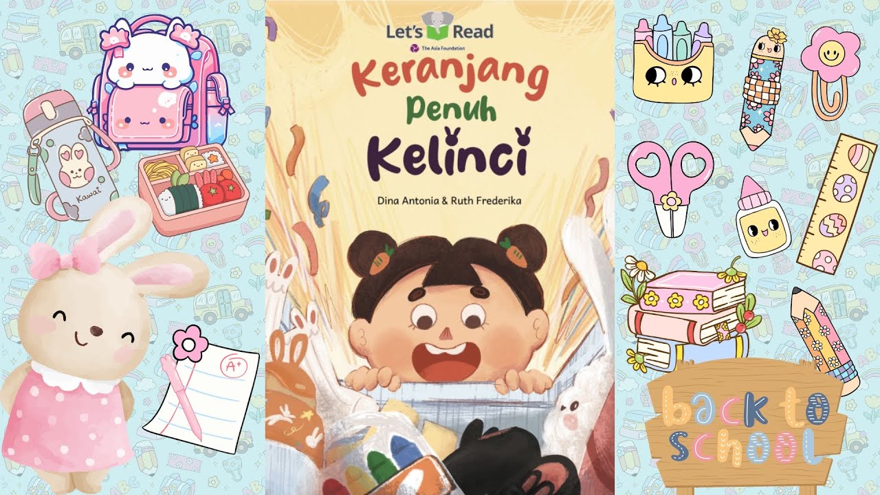 Keranjang Penuh Kelinci | New Read Aloud Bahasa Indonesia | Kids Bedtime Stories (ENG- SUB)
