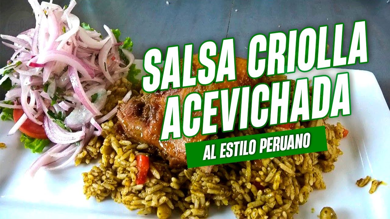 SARSA CRIOLLA PERUANA ACEVICHADA [EL MEJOR ACOMPAÑANTE] IDEAL PARA TUS COMIDAS #recetasfaciles