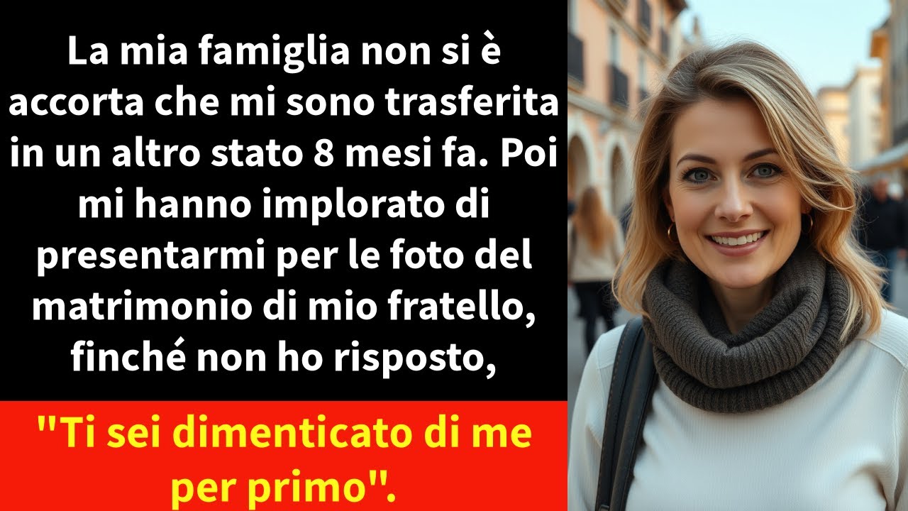 La mia famiglia non si è accorta che mi sono trasferita in un altro Stato 8 mesi fa.