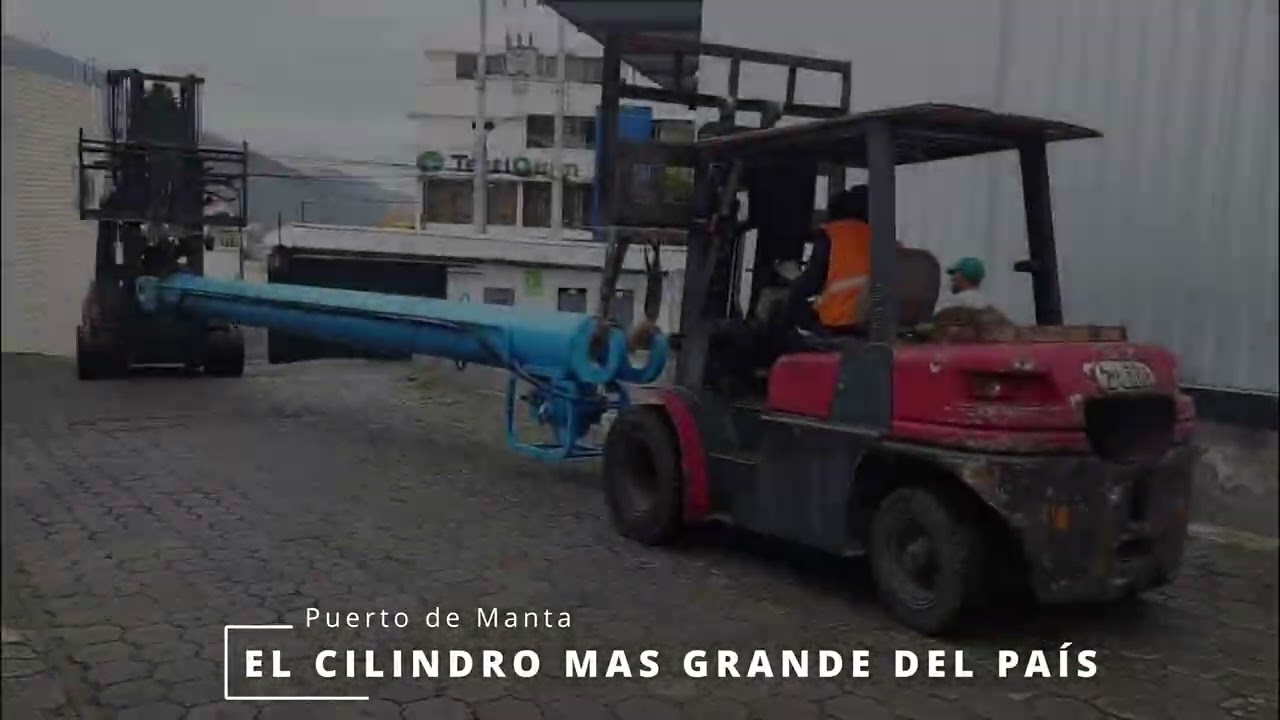El cilindro hidráulico más grande del Ecuador fue restaurado por Gercasa