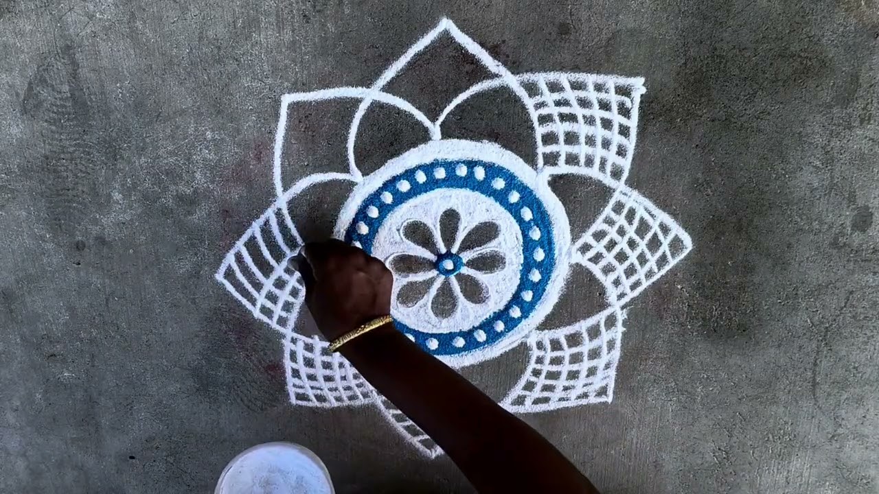 தை செவ்வாய் படி கோலம் | padi kolam | daily kolam | simple & easy rangoli | muggulu | rovi rangoli |