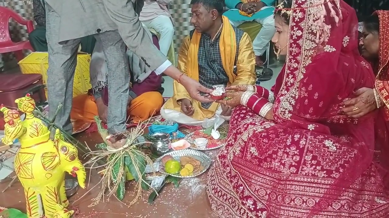 देखिये गुरहथि कैसे होता है🌺