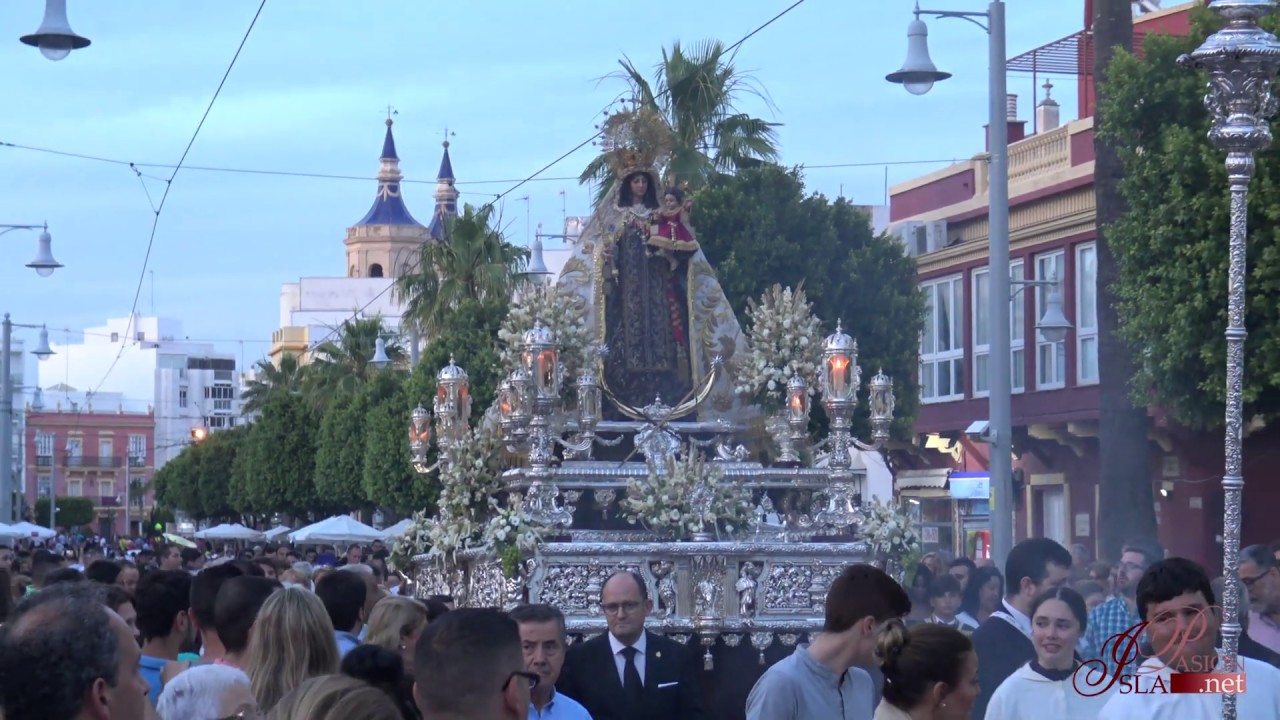 Traslado de regreso de la Virgen del Carmen tras el Corpus | 4K | 2019