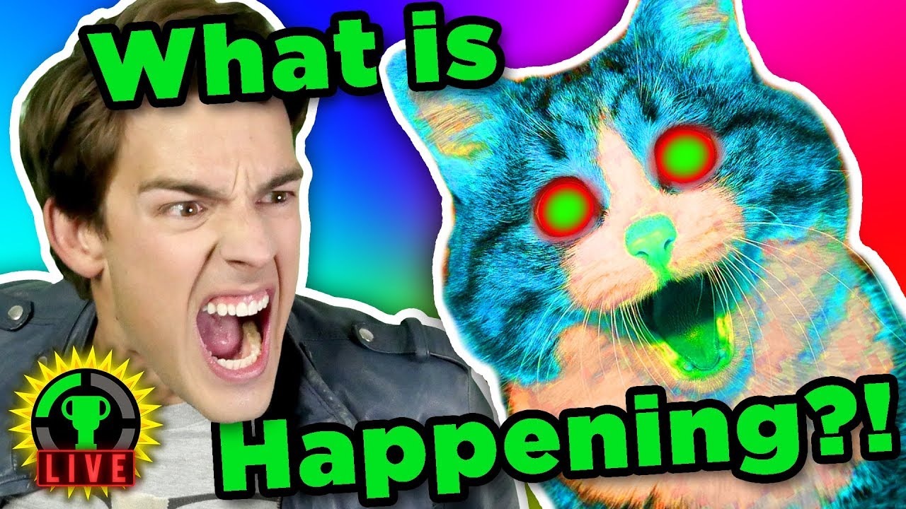 TRAPPED by CRAZY CATS!! | PUSS! (Rage Game) - EPILEPSY WARNING