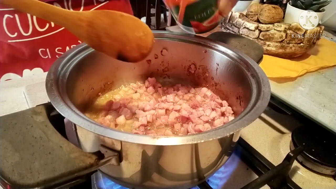 Sugo rivisitato all amatriciana (con pancetta)