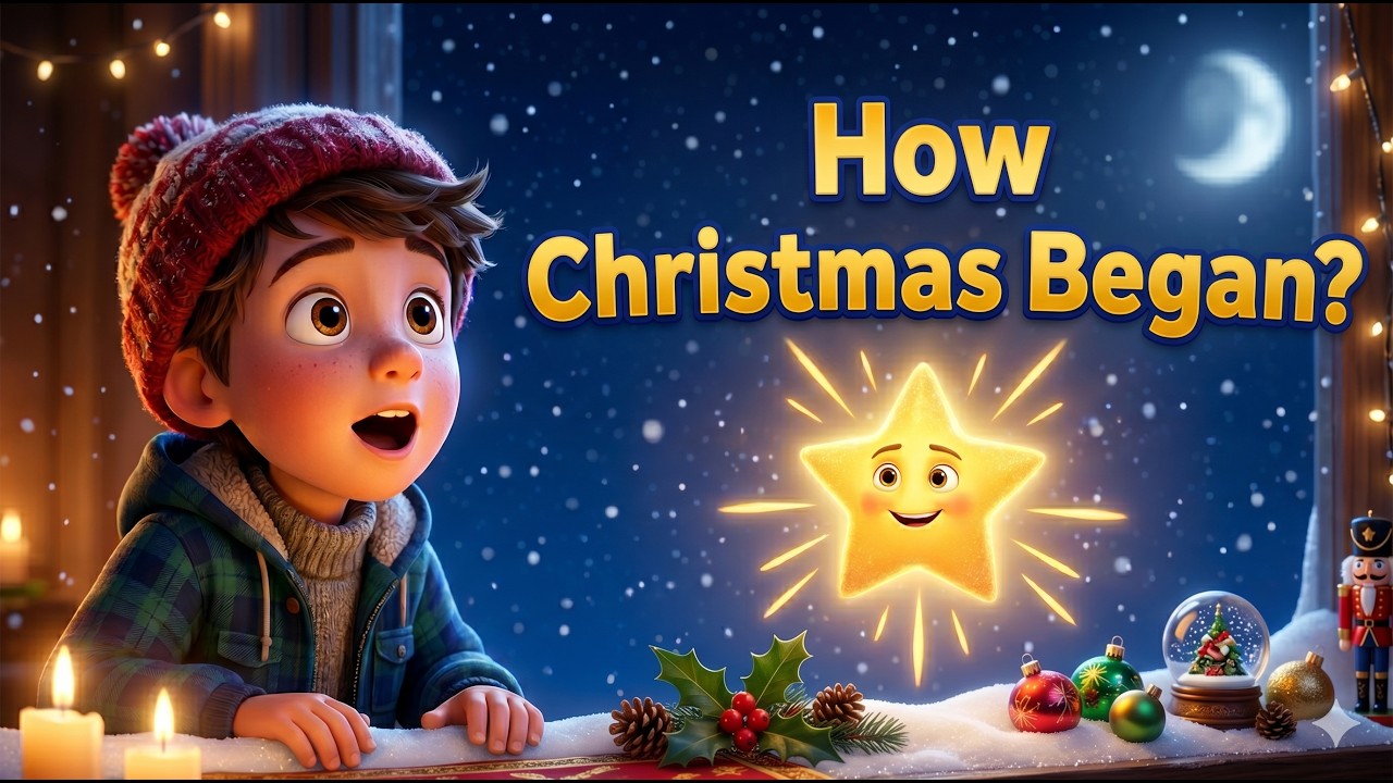 How Christmas began? History & Traditions Around the World! -Animated Video for Kids in English