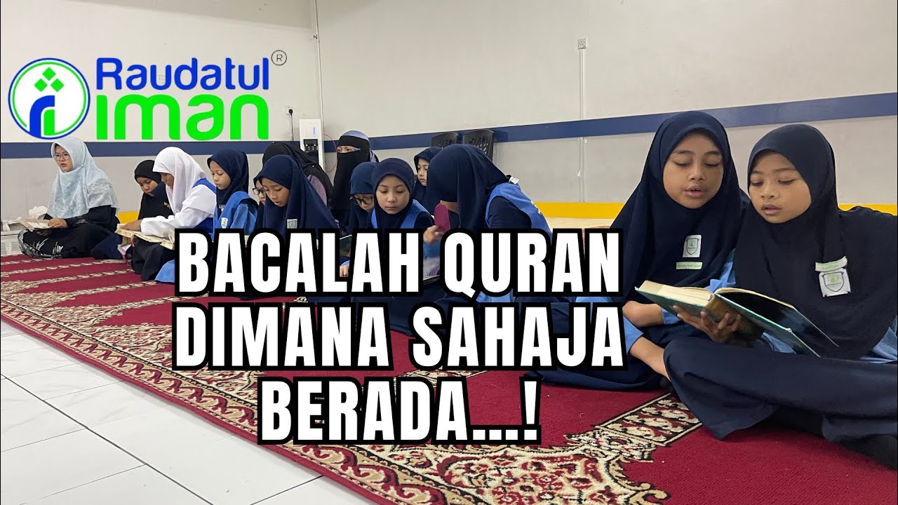 Bacalah Quran Di mana Sahaja Berada ‼️