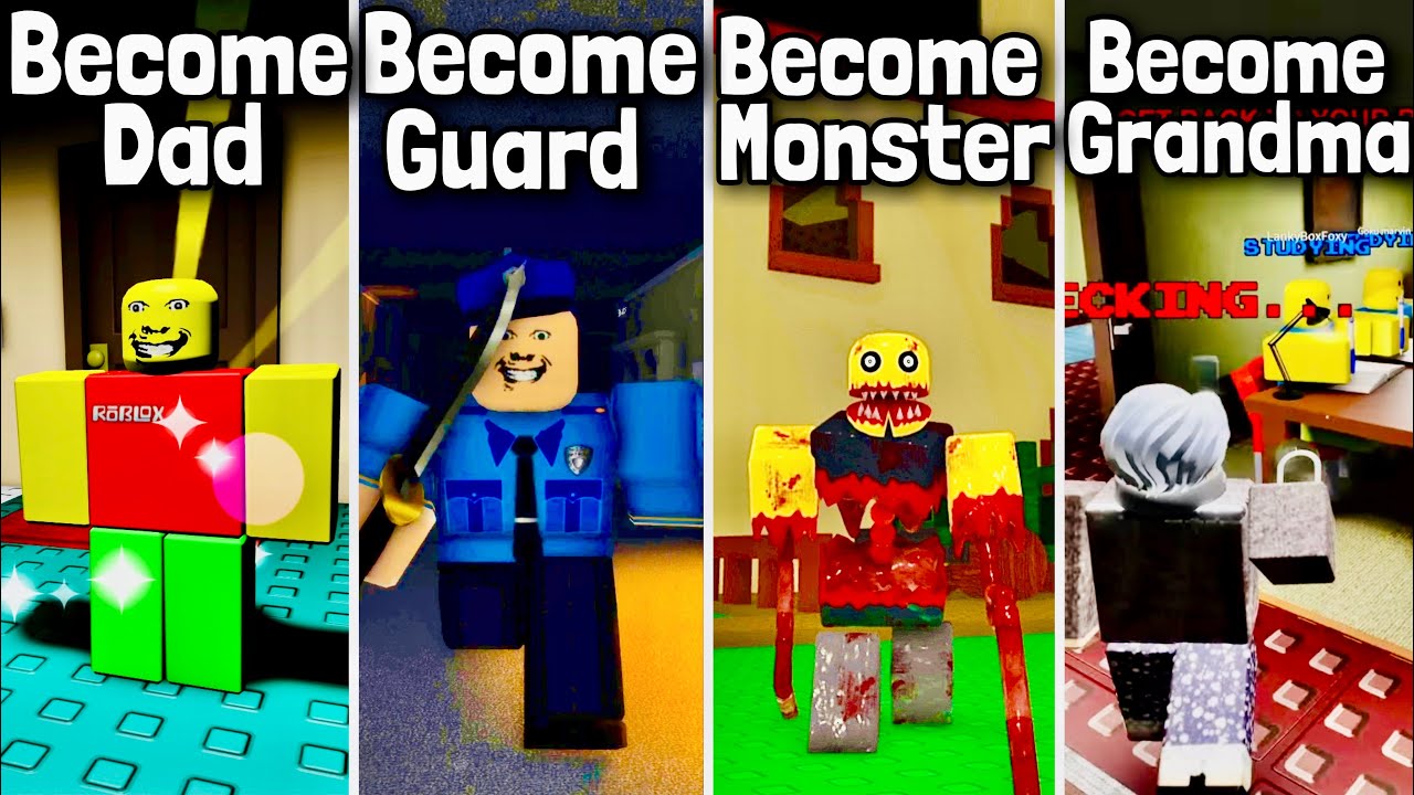 Roblox Weird Strict Dad Become Dad VS Strict Hotel Guard Become Guard VS Residence Massacre Monster