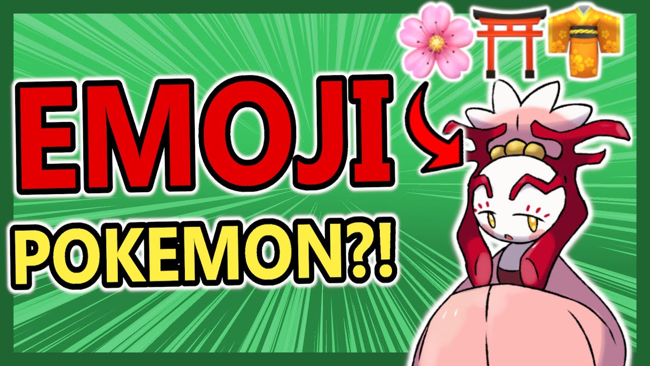 Let's make POKEMON from EMOJIS!