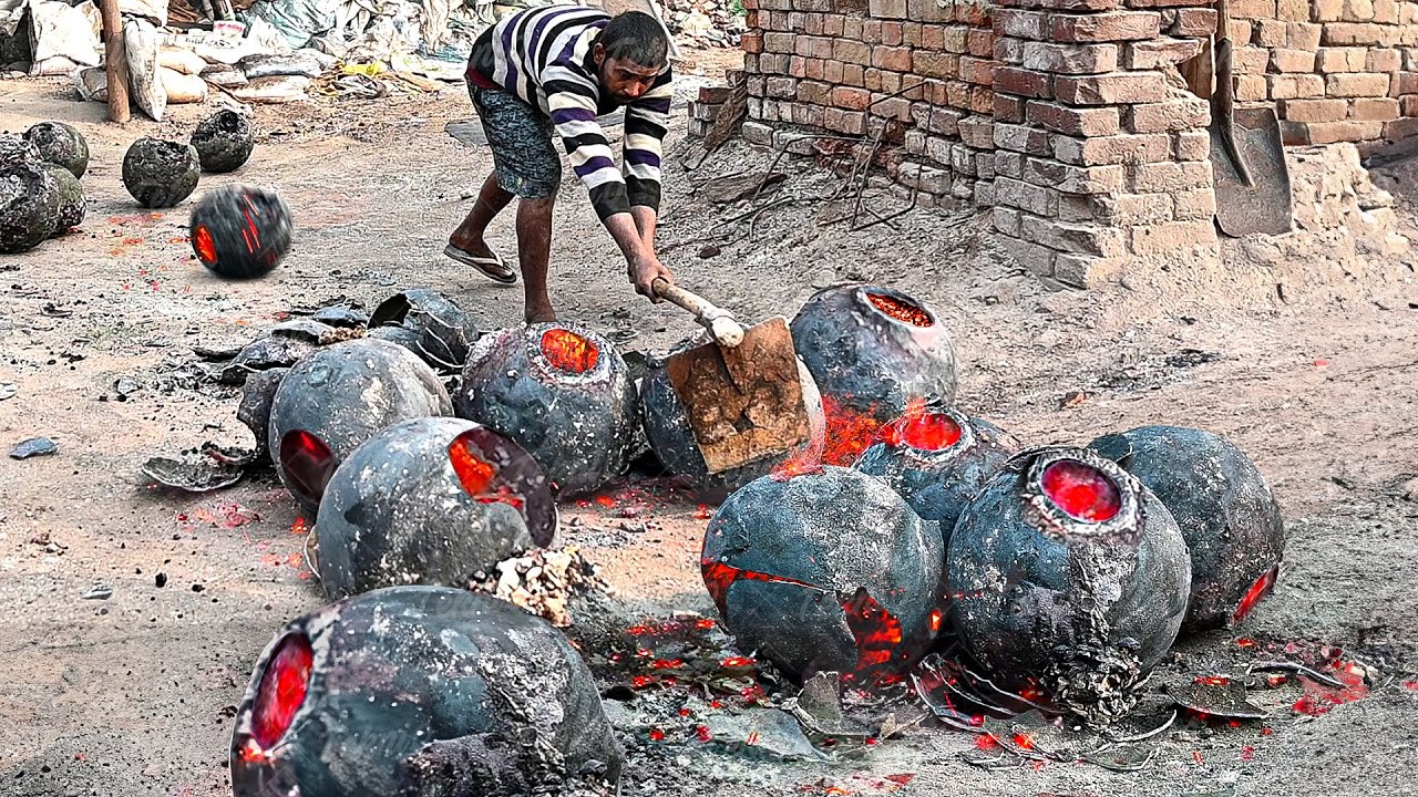 Risky Way They Make Tons of Weird Indian Black Salt