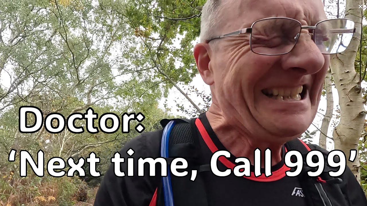 Dr's advice after trail half marathon chest problem