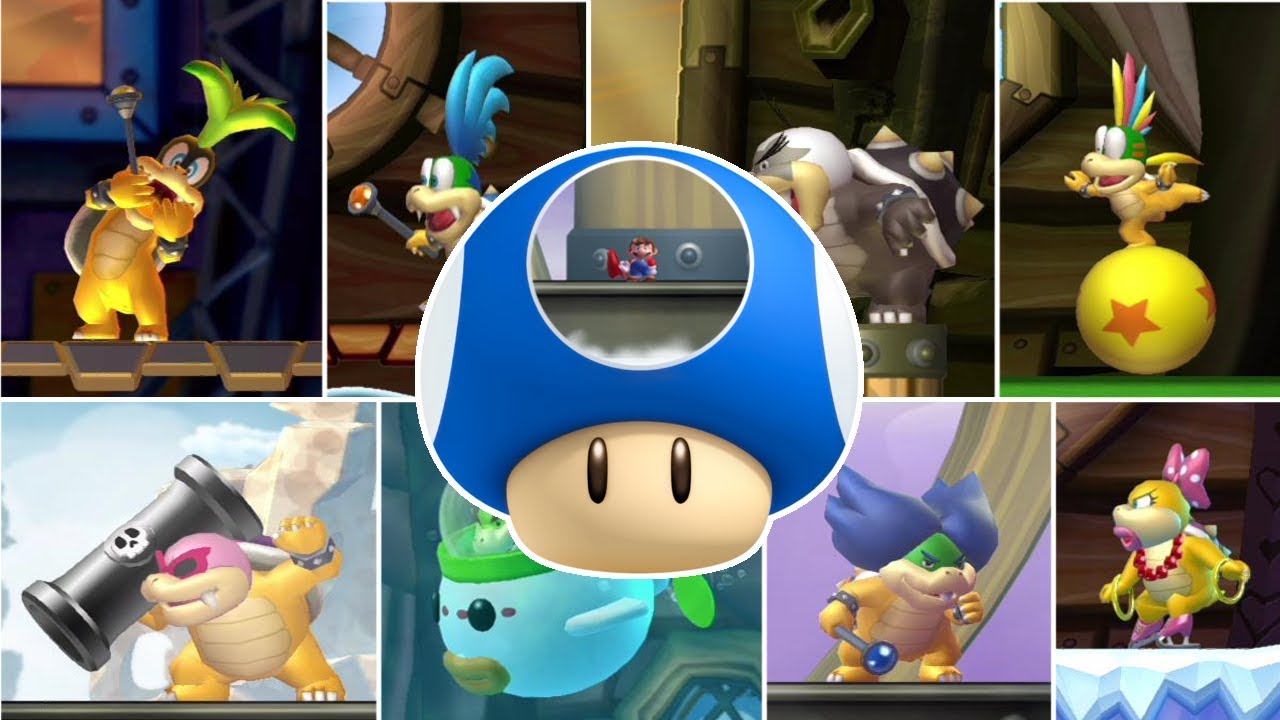 マメマリオで全ボスを倒すまとめ ノーダメージ new スーパーマリオブラザーズ u デラックス【switch】任天堂スイッチ版dx