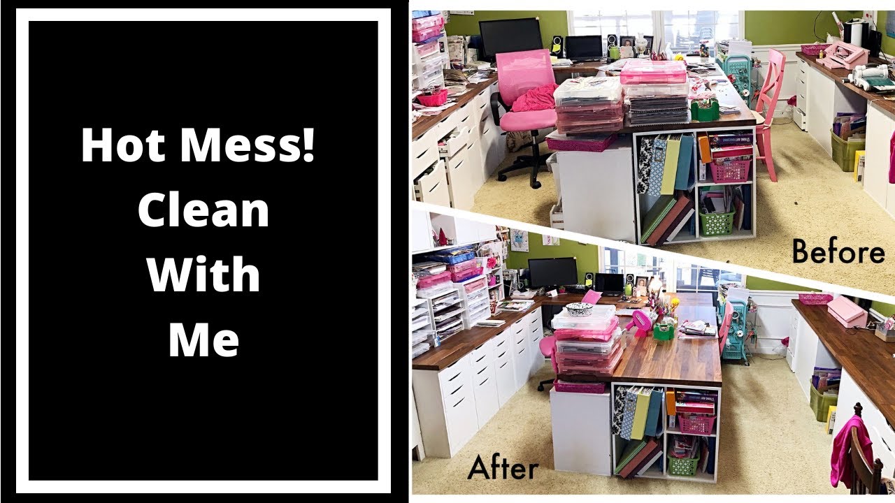 Clean with Me Craft Room Style - Cleaning Motivation