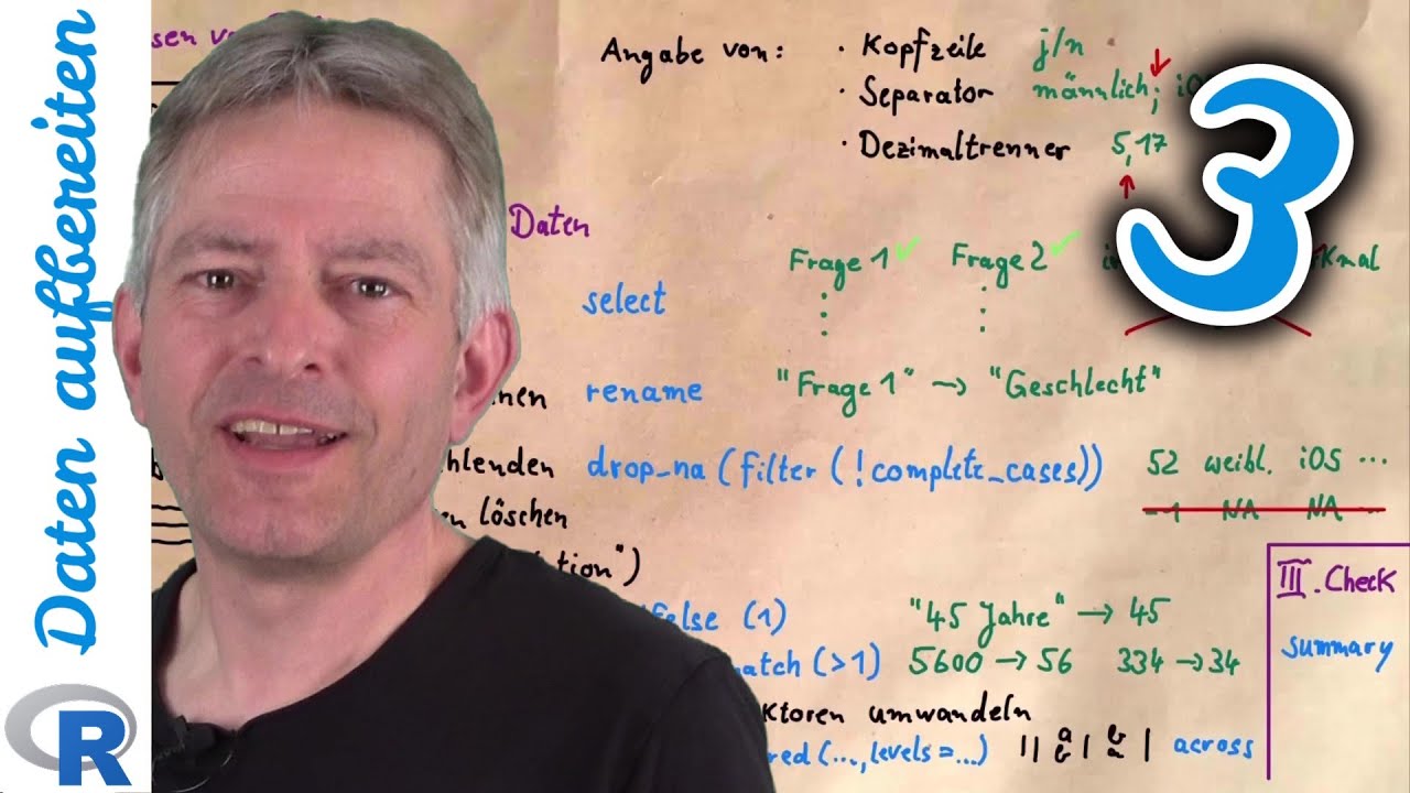 UMFRAGEN AUSWERTEN MIT R | Teil 3: Daten einlesen, aufbereiten und bereinigen