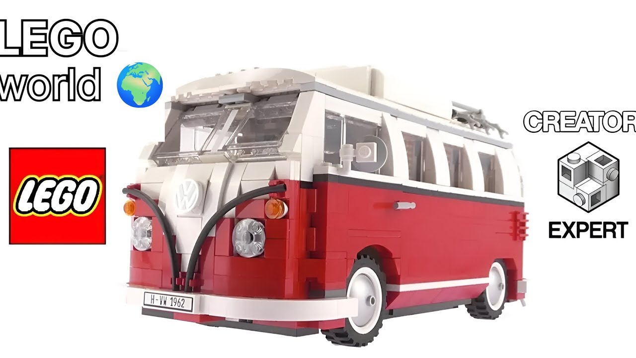 Lego Creator 10220 Volkswagen T1 Camper Van - Lego Speed Build | Brick Builder | LEGO | #viral