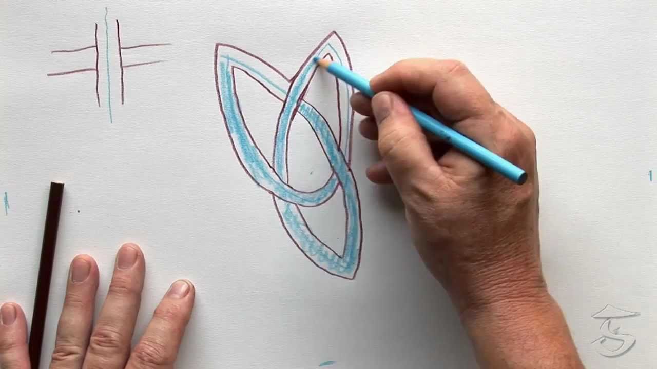 How To Draw A Triquetra Knot