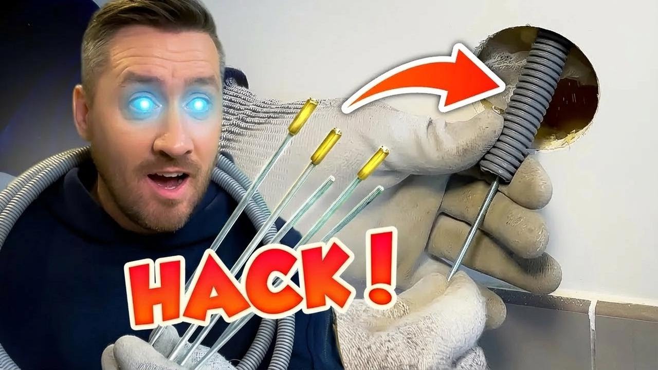 Quick and Easy Trick to Run Wires Through a Wall (No Struggle Needed!)