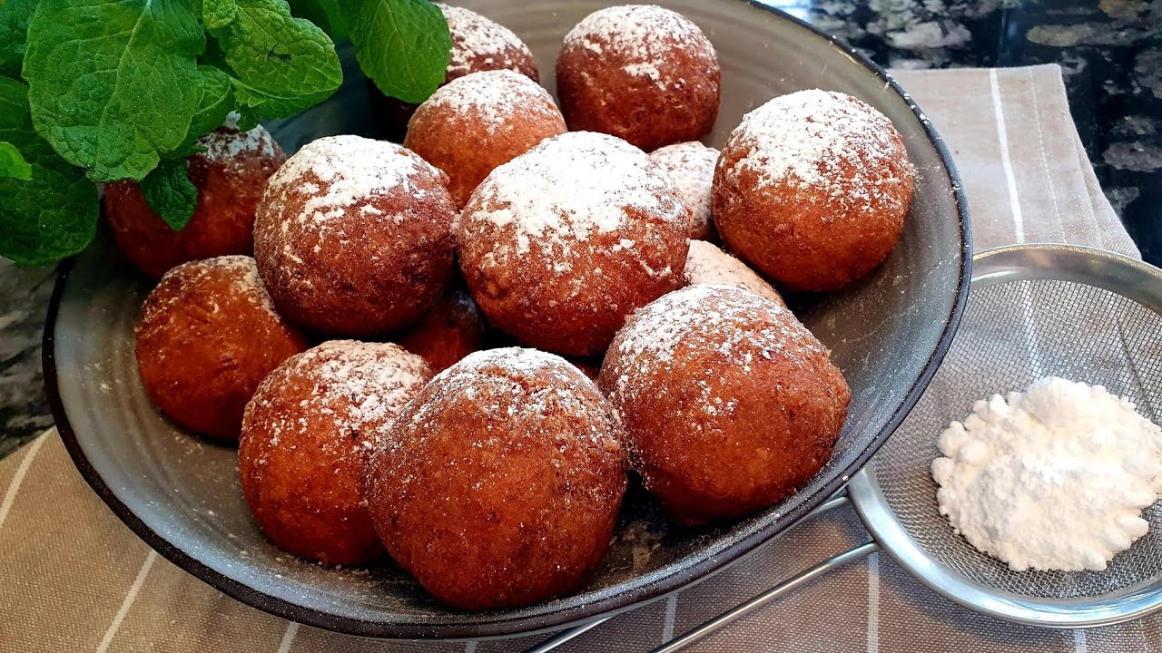 Рецепт мини-пончиков | Пончики за 5 минут / Nasze dania