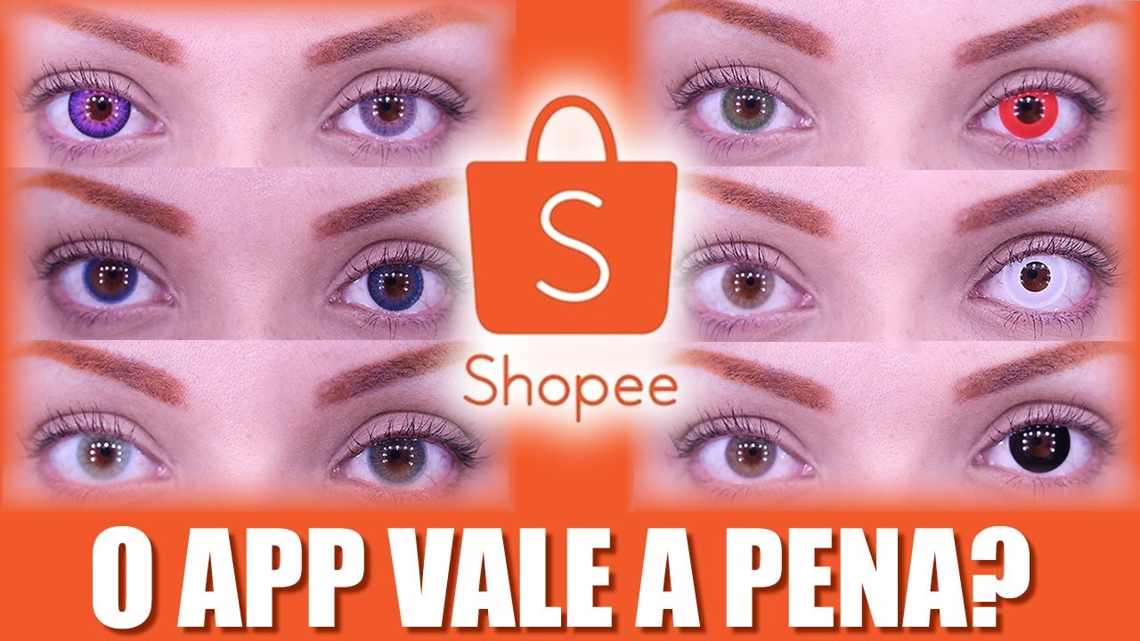 LENTES MUITO BARATAS!! | Review de lentes do SHOPEE | Lentes de contato anuais para cosplay