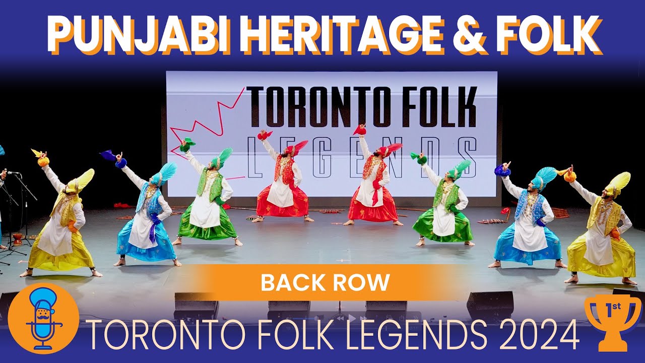 Punjabi Heritage & Folk LIVE | 1st Place | Toronto Folk Legends | Back Row 4K