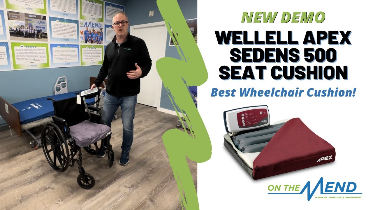 Best Wheelchair Cushion: Wellell APEX Sedens 500 Seat Cushion