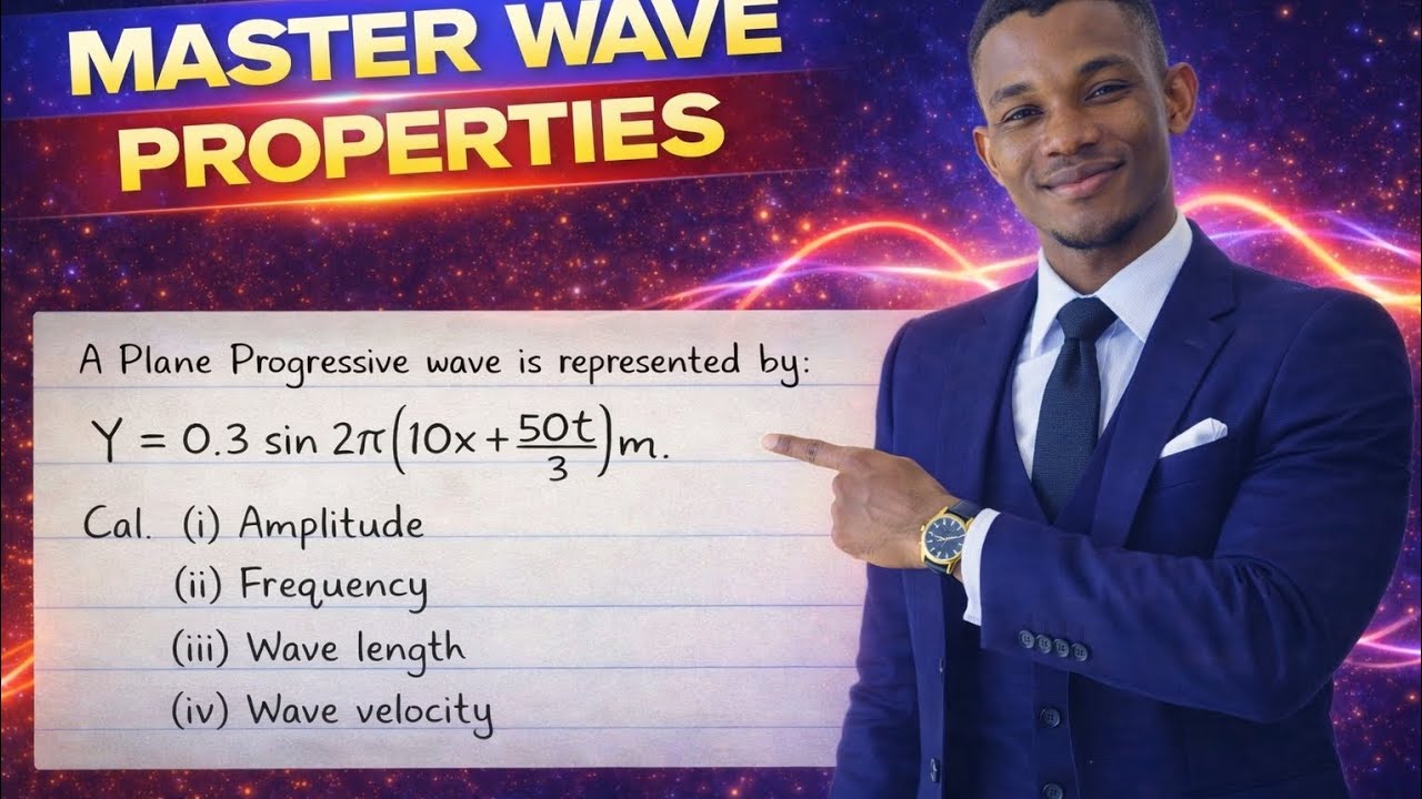 Wave Don’t Play! 🌊😂 | Solve This Wave Equation in 5 Minutes!