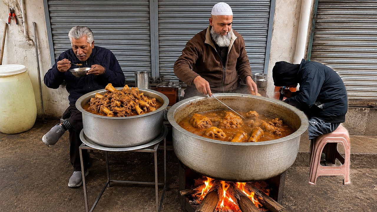 50 YEARS OLD BREAKFAST 😱 | BEST MUTTON PAYA IN LAHORE 🤤🔥 | AUTHENTIC PAKISTANI STREET FOOD 🇵🇰