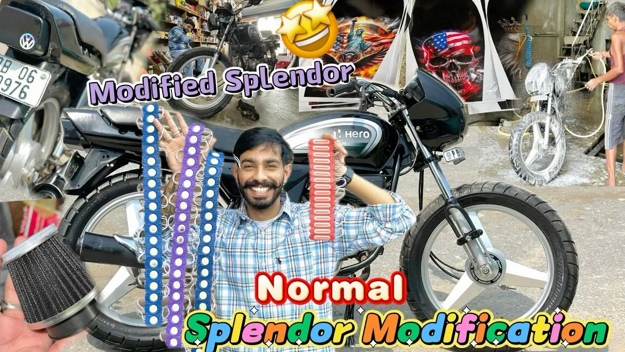 Modified Splendor ! Splendor ￼Modification ! Lights ! Splendor ! Batala promotion