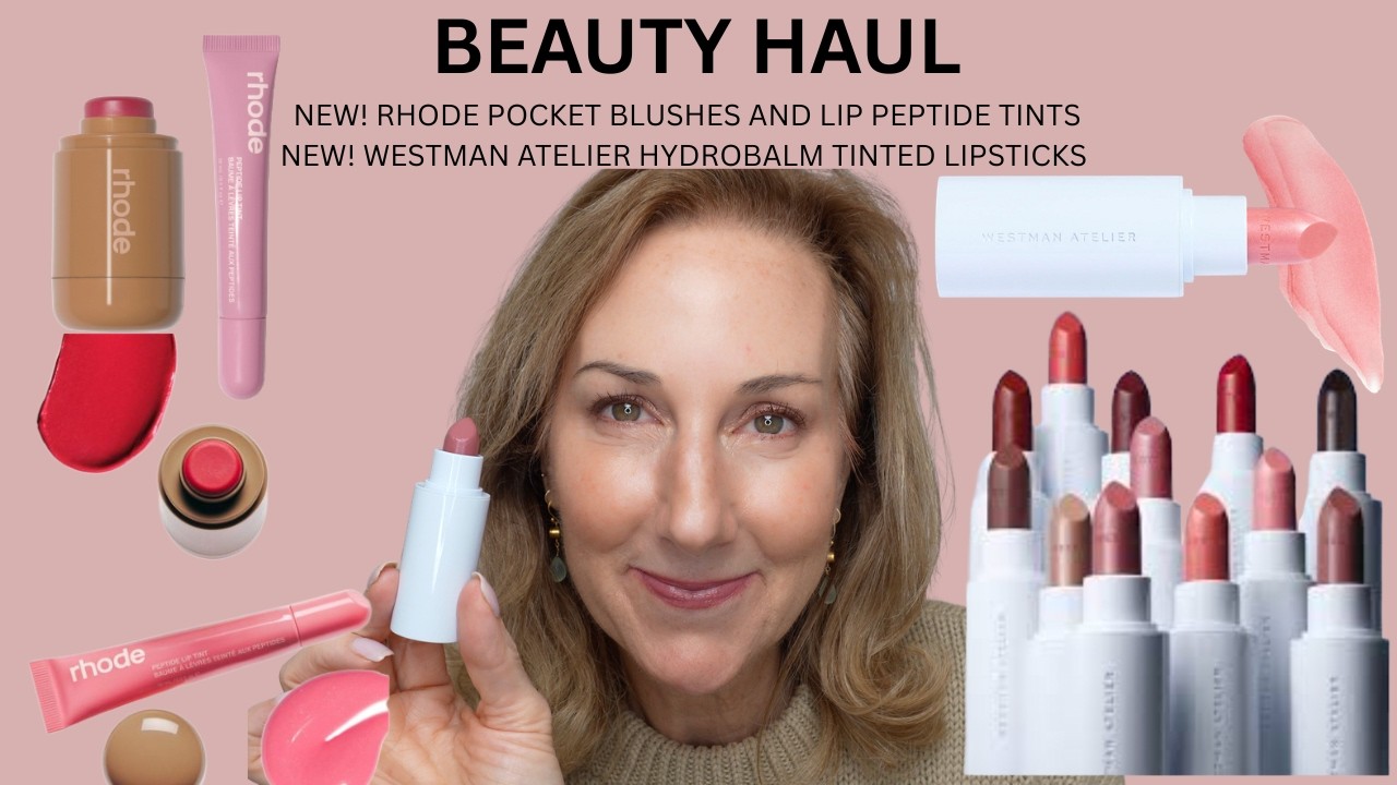 Новые покупки косметики: тонирующие помады Westman Atelier Hydrabalm и новинка! Румяна Rhode Pock...