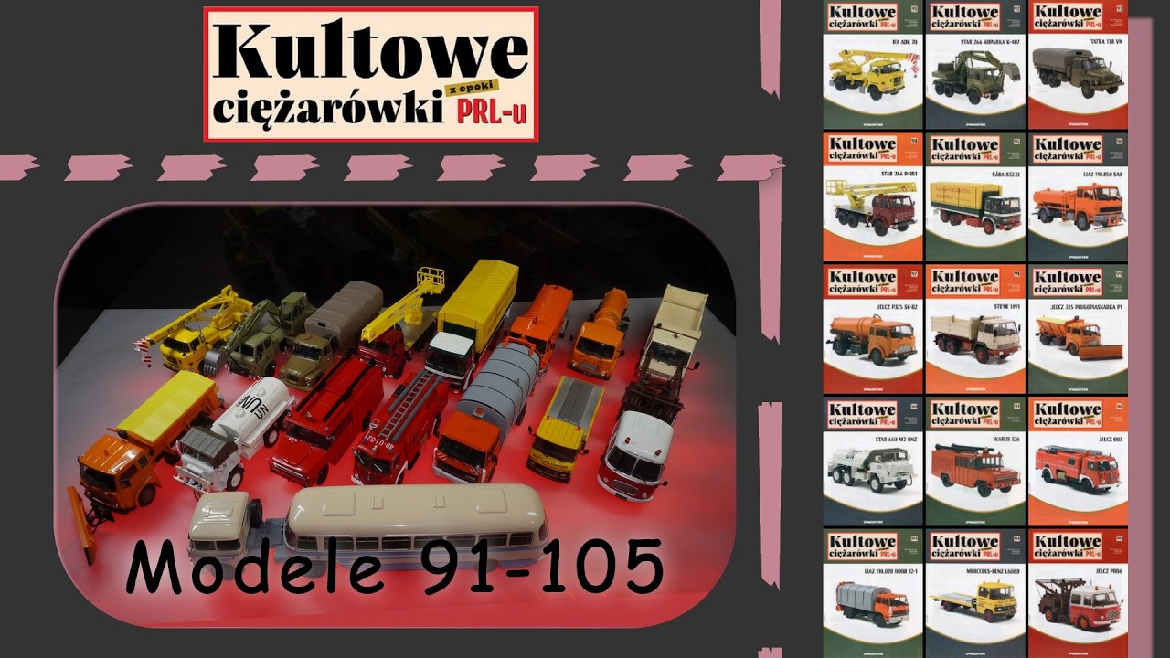 Deagostini - Kultowe Ciężarówki z epoki PRL-u - Modele 91-105 - Prezentajca - 8. segregator