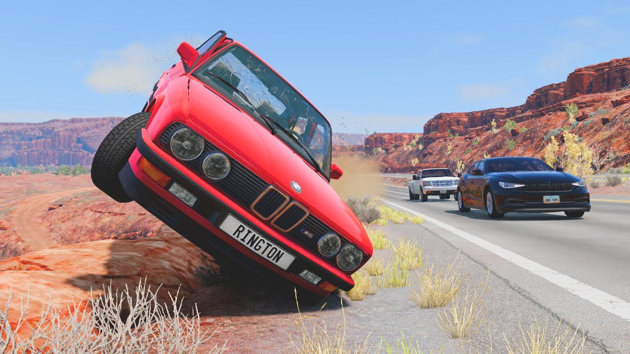 High Speed Traffic Car Crashes #3 - BeamNG Drive