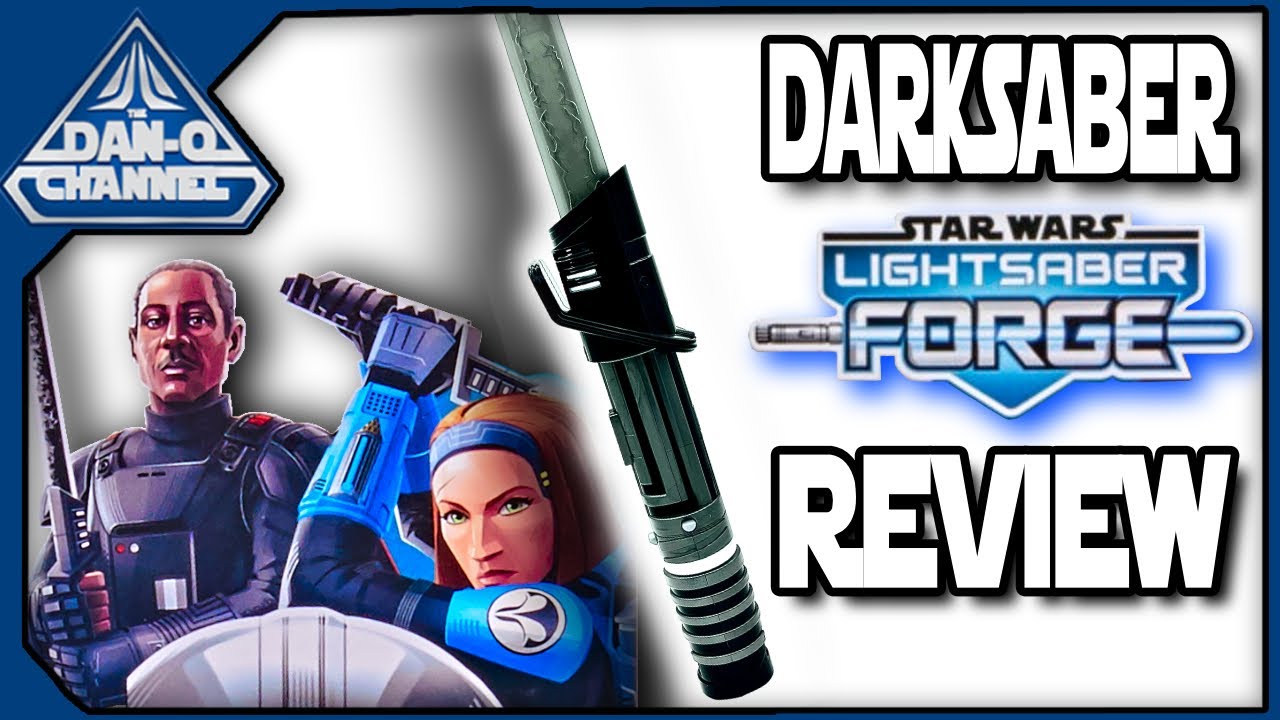 Star Wars Lightsaber Forge Darksaber works with Bladebuilders