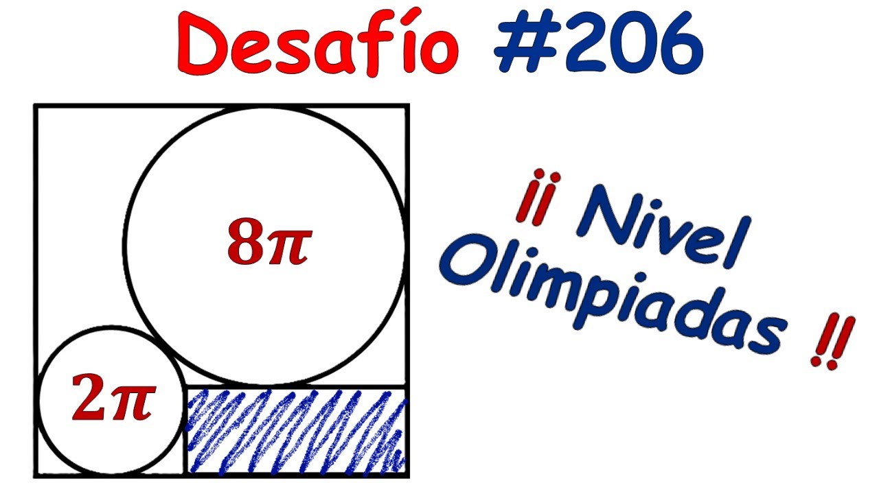 ¡¡ Nivel Olimpiadas !! Sorprendente Ejercicio de Áreas Sombreadas