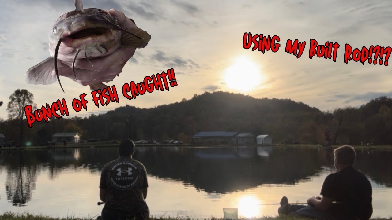 First time fishing at whispering willows paylake(Remake)