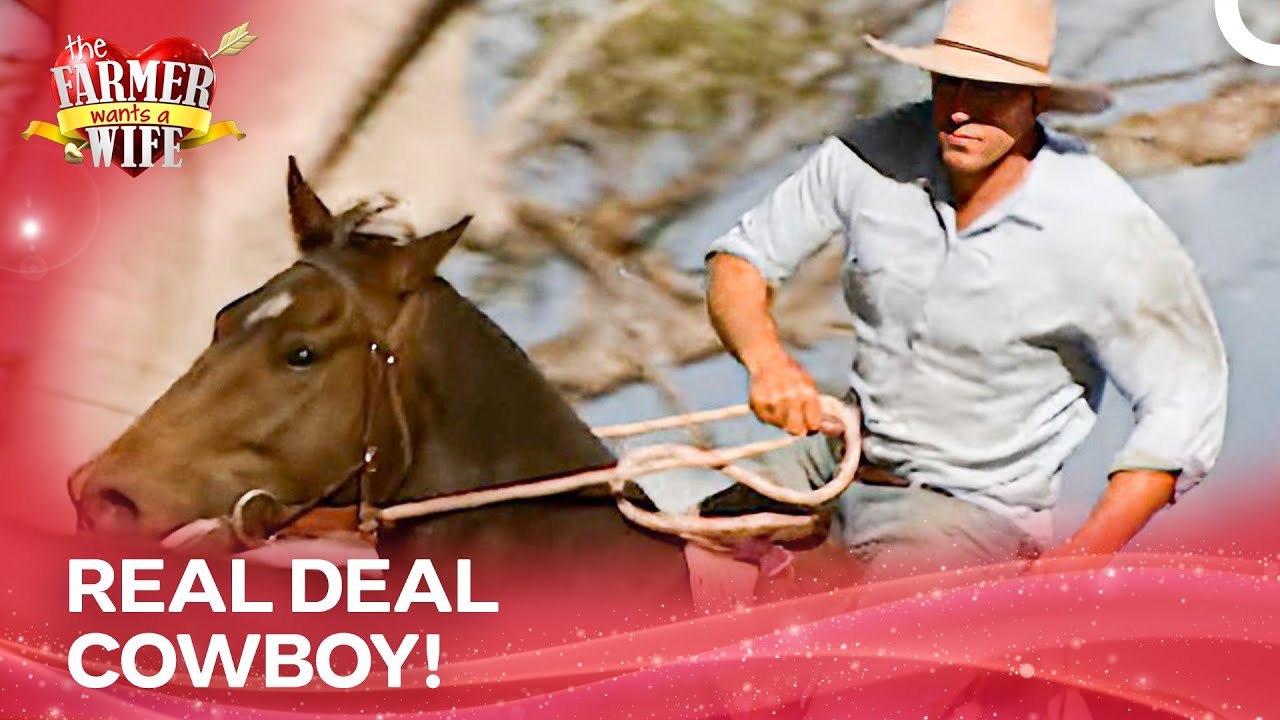 A REAL Cowboy Gallops Away For Love! | Farmer Wants a Wife Australia