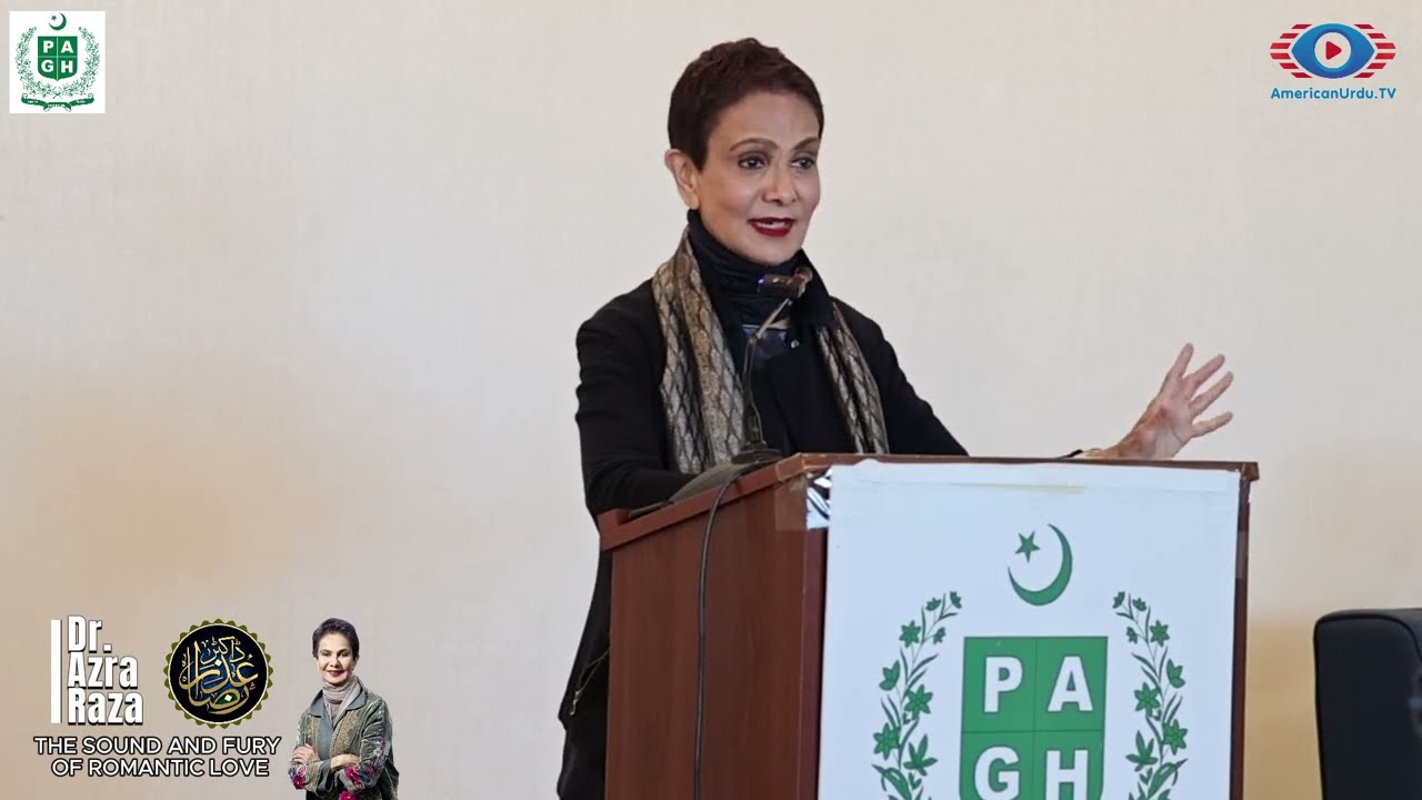 The Sound & Fury of Romantic Love. Remarkable presentation by Dr Azra Raza.