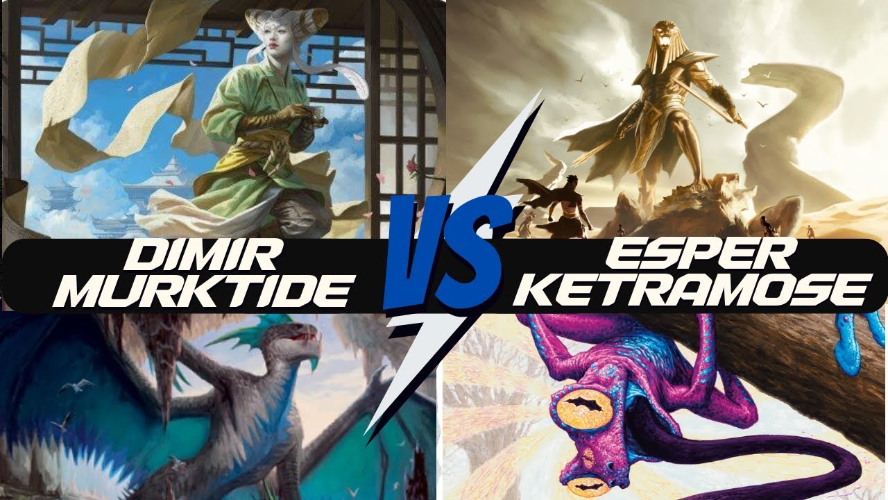 Dimir Murktide vs Esper Ketramose Modern Paper Gameplay