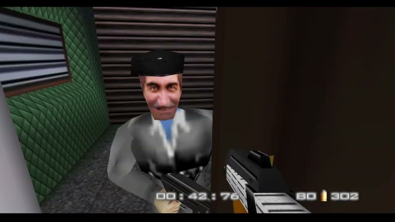 Unlocking Train's Secret saferoom with no cheats (Goldeneye XBOX) 