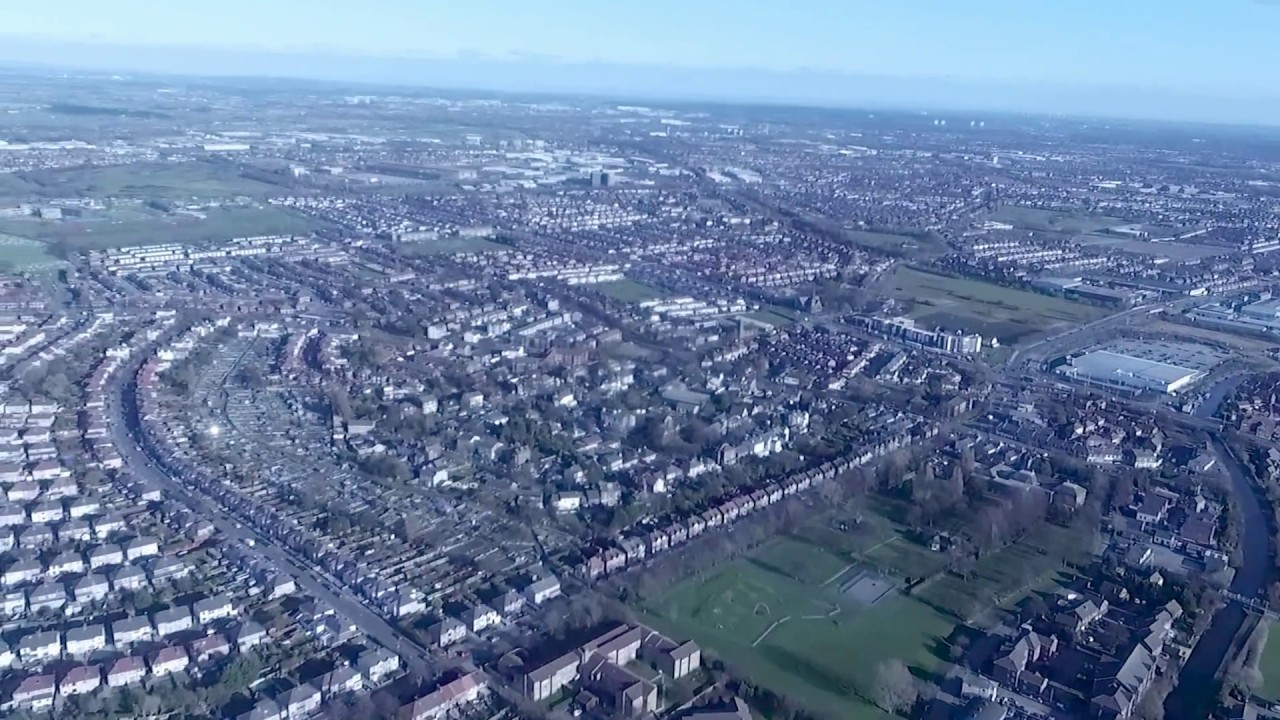 Rimrose Valley Country Park, Liverpool, Litherland, Seaforth, Crosby, Phantom Pro Drone