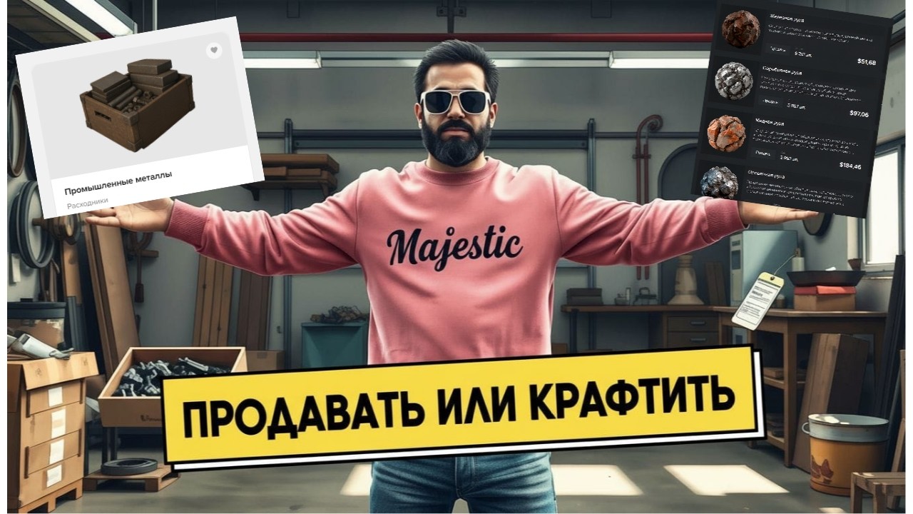БАТЛ РЫНКА ИЛИ КРАФТА | КАРЬЕРЩИК | #majesticrp #gta #gtarp