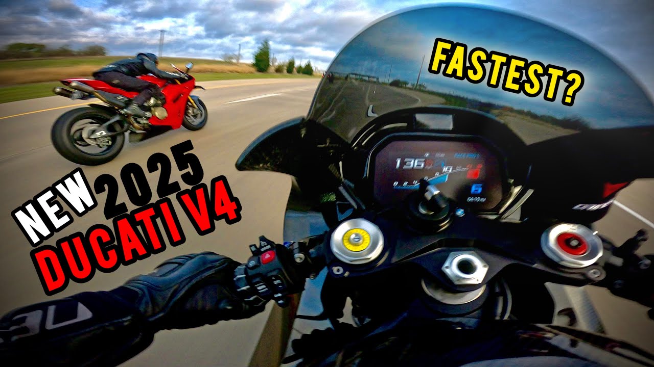 NEW 2025 DUCATI V4 EXTREMELY POWERFUL