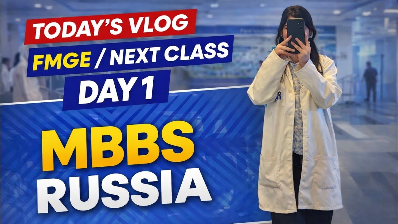 TODAY'S  VLOG | SAMARA STATE MEDICAL UNIVERSITY | FMGE CLASSES | MBBS RUSSIA  #futuredoctors #viral
