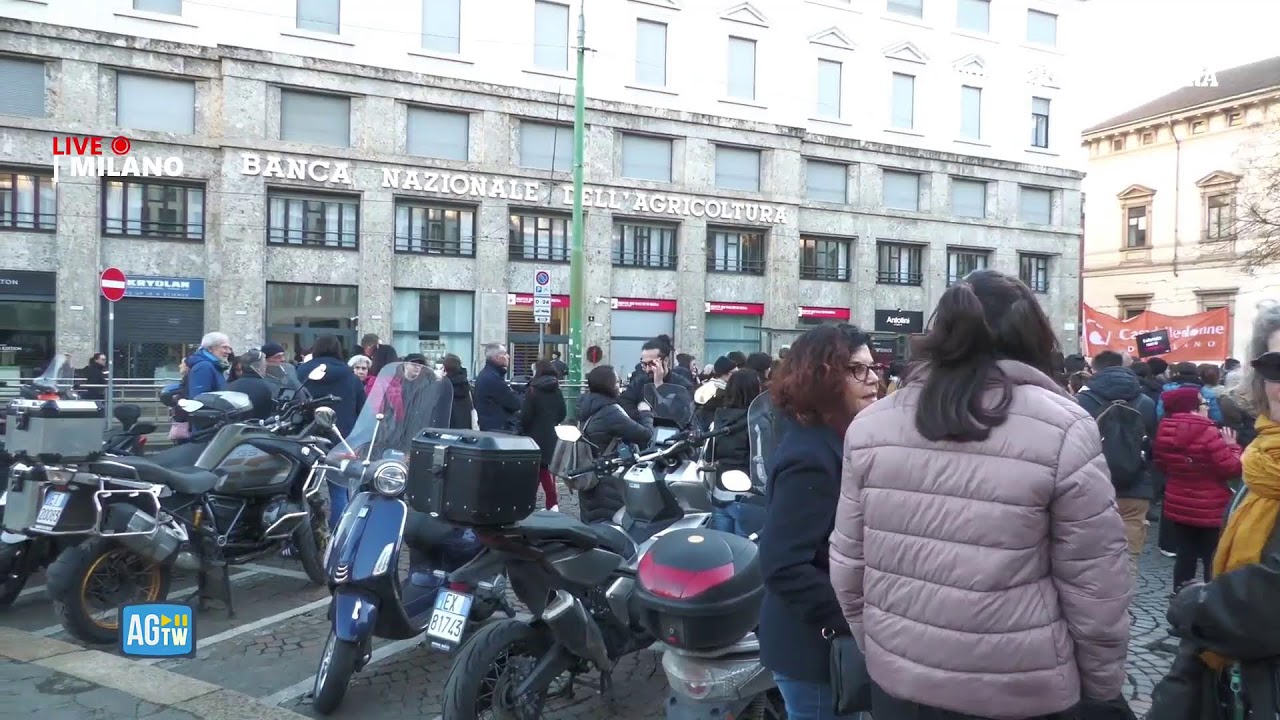 Il corteo contro il Ddl Bongiorno a Roma e Milano
