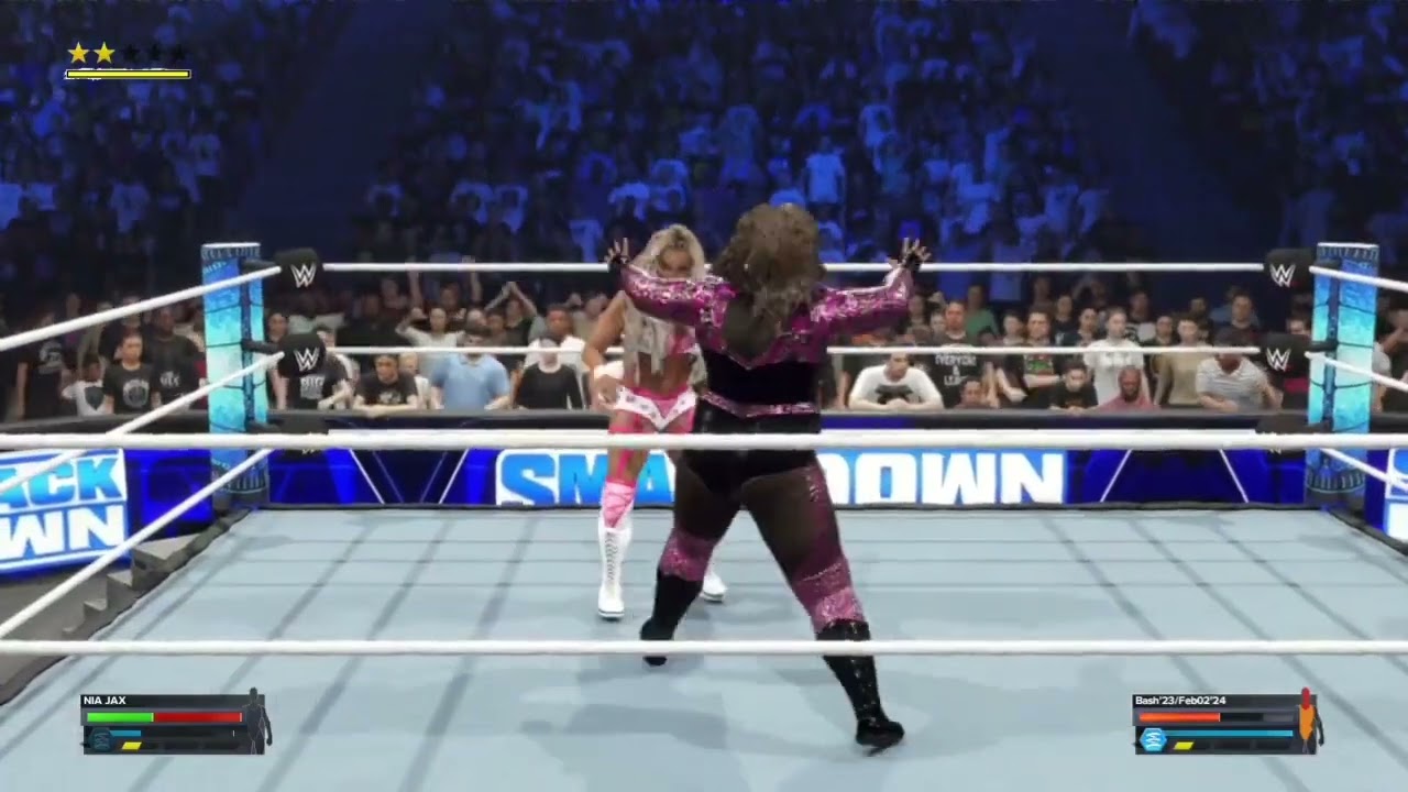 WWE 2K24 SMACKDOWN - NIA JAX VS TIFFANY STRATTON