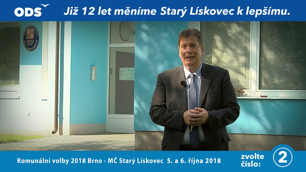 VLADAN KR&Aacute;SN&Yacute; - &uacute;vodn&iacute; spot 01 - ODS a osobnosti Star&eacute;ho L&iacute;skovce