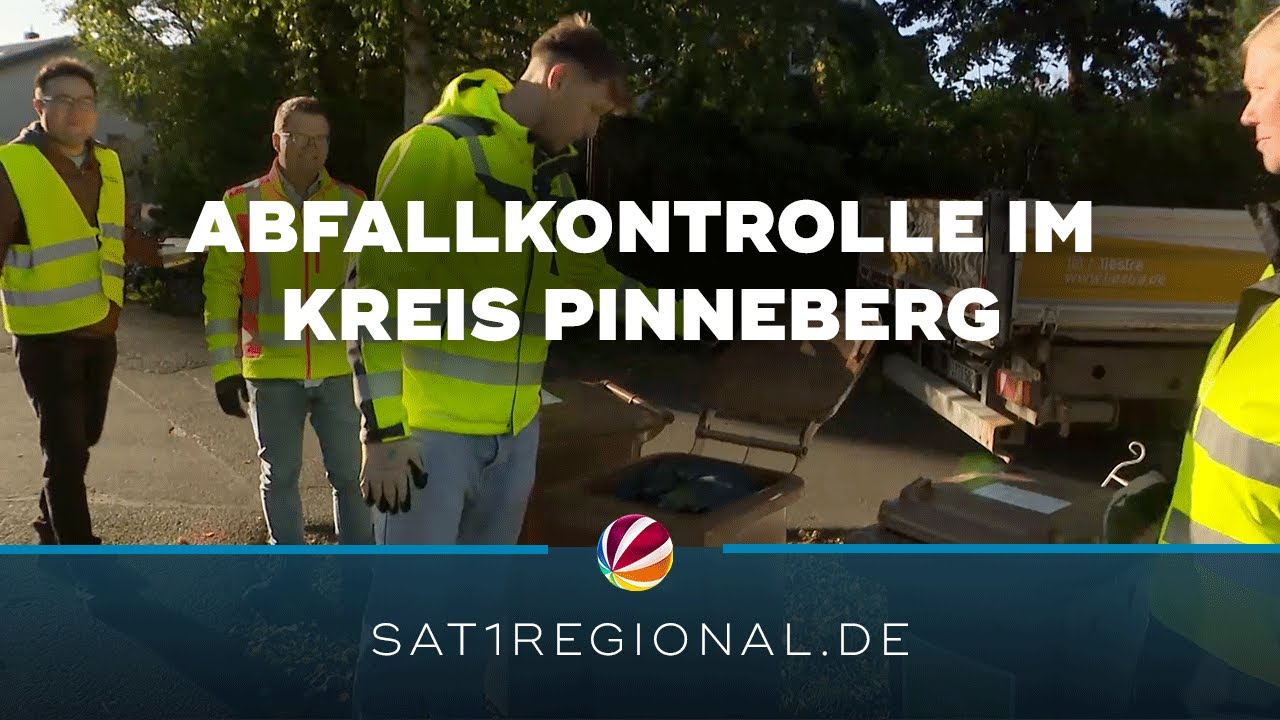 Plastik in Biomüll: Auf Streife mit Abfallkontrolleuren im Kreis Pinneberg