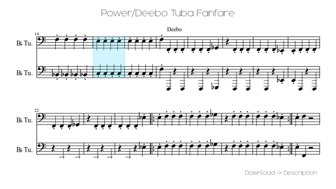 🎶 Power/Deebo Tuba Fanfare 🎸🎸