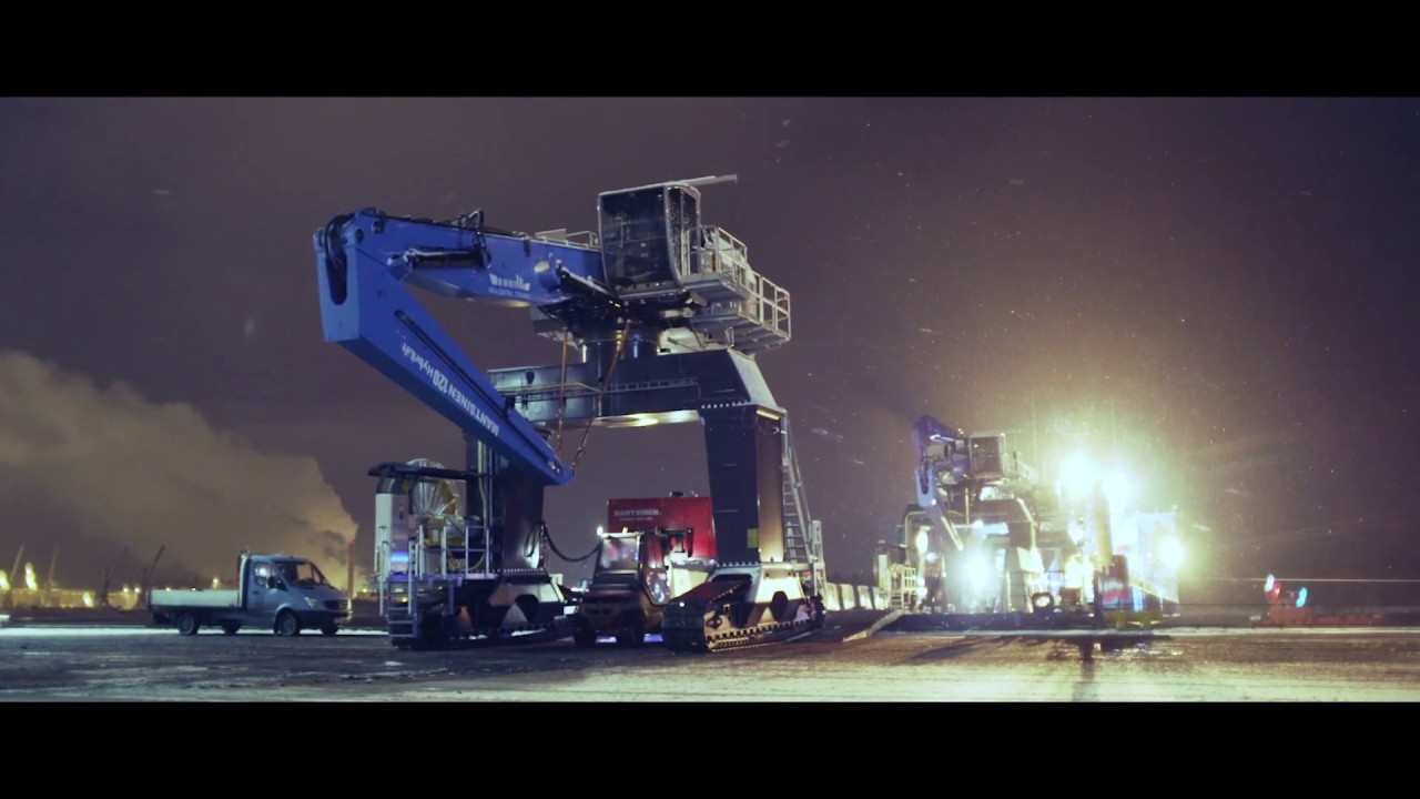 Delivery of the three MANTSINEN 120 Material Handling Machines to Riga Coal Terminal