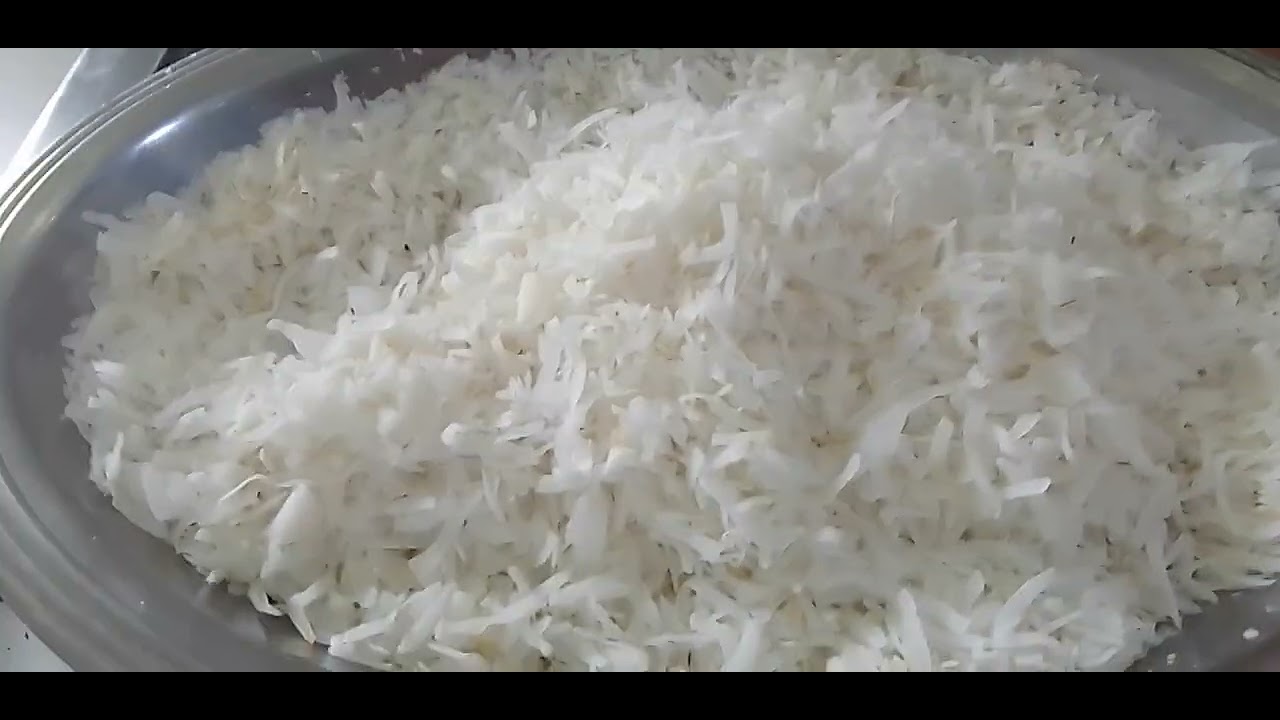 COMO DESIDRATAR O COCO NATURAL! 