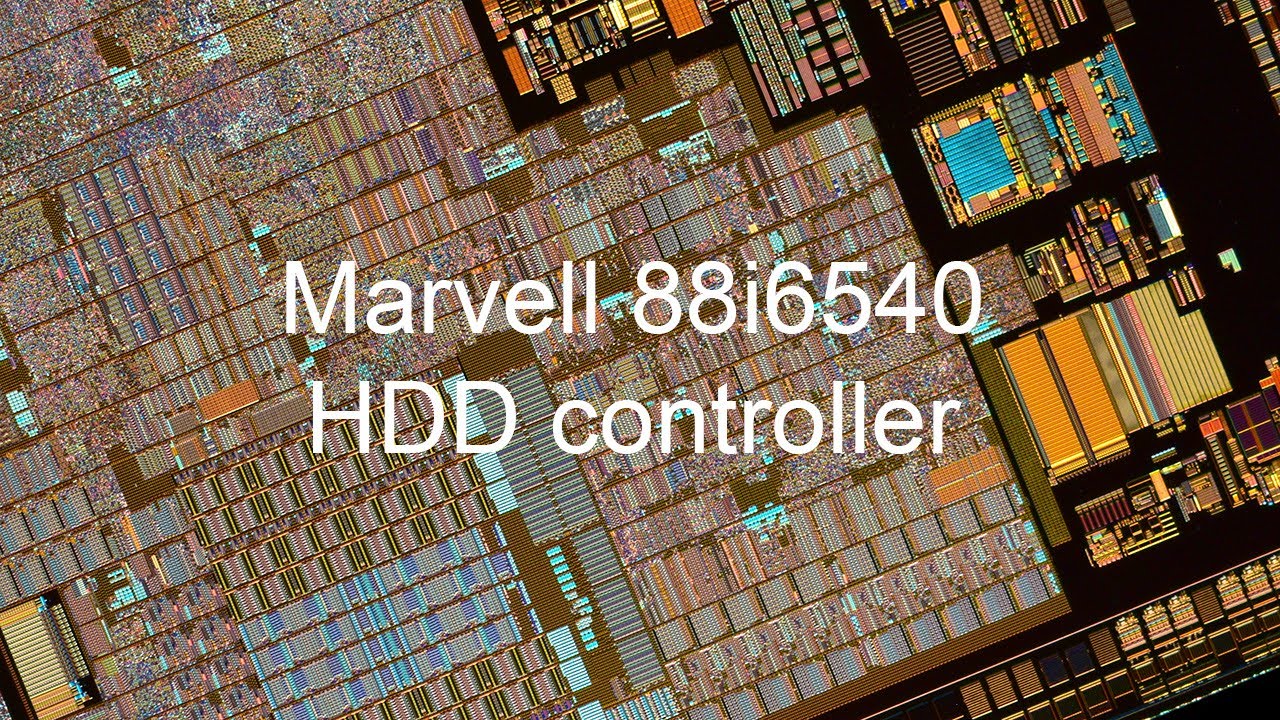 Marvell 88i6540 HDD controller die shots